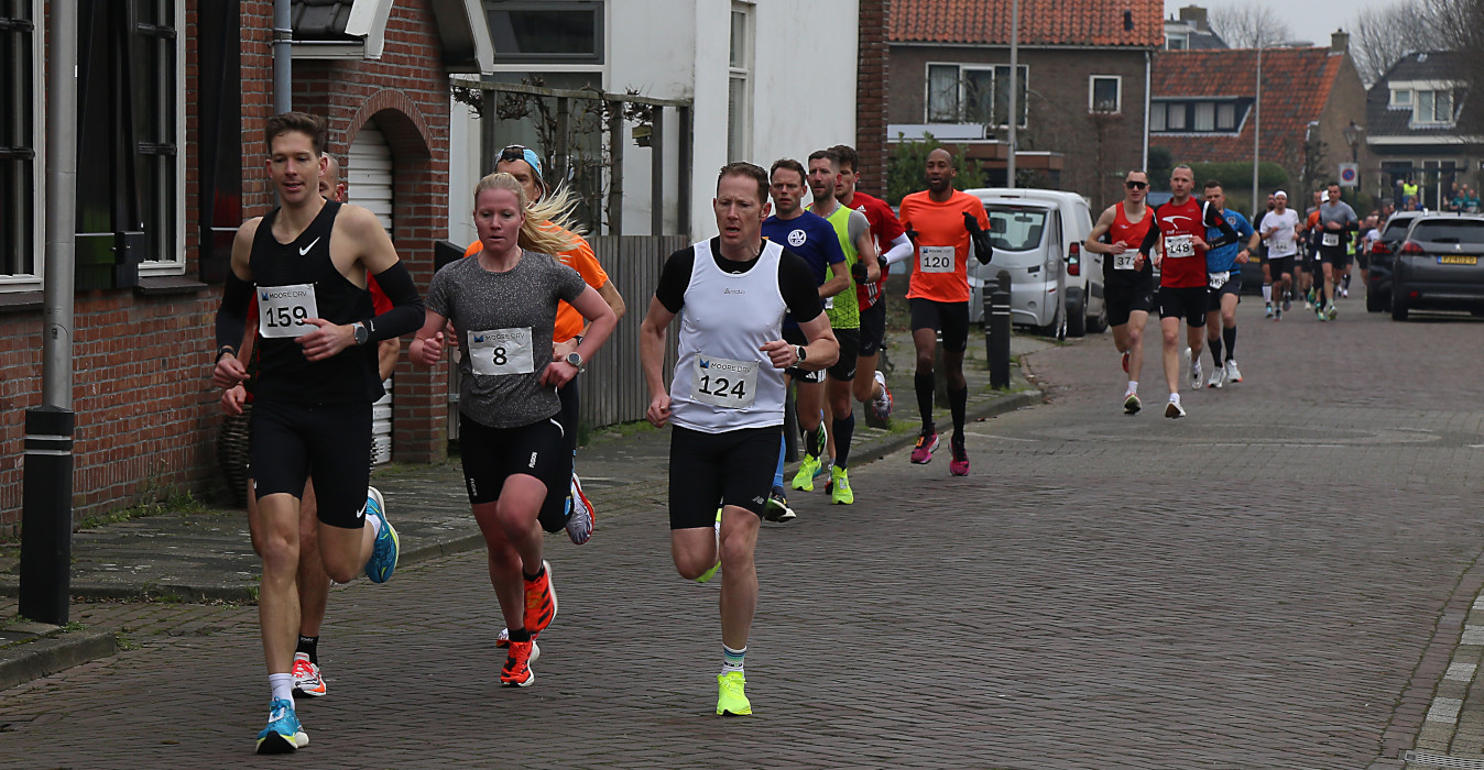 dynamisch foto van lopers